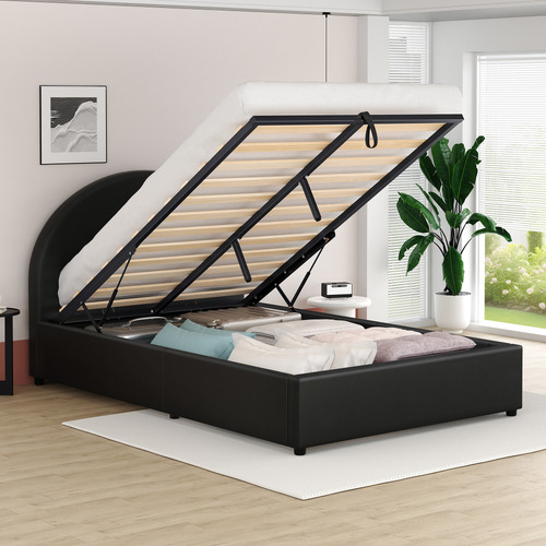 Kenyatta-Faux-Leather-Gas-Lift-Storage-Bed