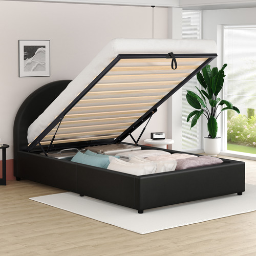 Kenyatta-Faux-Leather-Gas-Lift-Storage-Bed