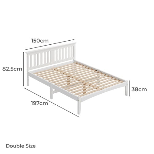 Lunox Pine Wood Bed Frame