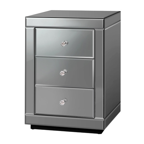 Allia-3-Drawer-Mirrored-Bedside-Table