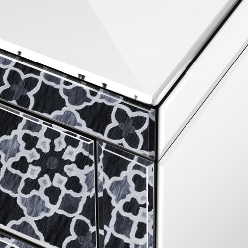 Allia-3-Drawer-Mirrored-Bedside-Table