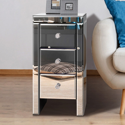 Allia-3-Drawer-Mirrored-Bedside-Table