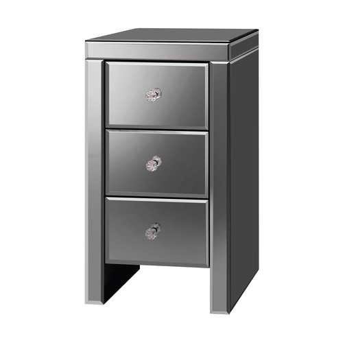 Allia-3-Drawer-Mirrored-Bedside-Table
