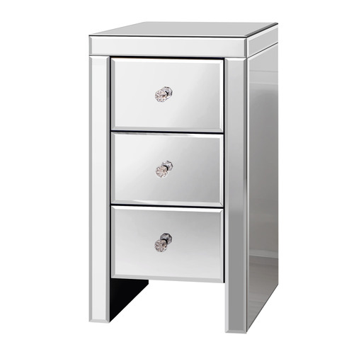Allia-3-Drawer-Mirrored-Bedside-Table
