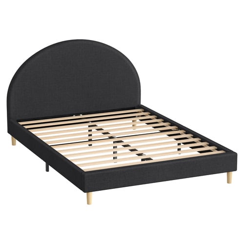 Charcoal-Kenyatta-Upholstered-Bed-Frame