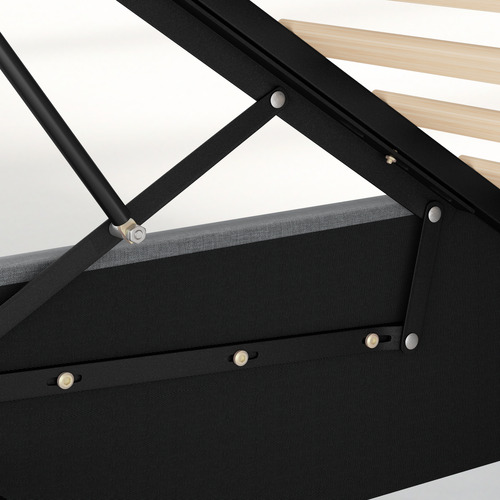 Naya Upholstered Gas Lift Storage Bed