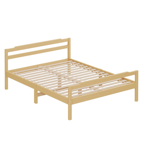 Fremont Pine Wood Platform Bed with Drawers