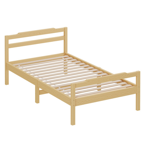 Fremont Pine Wood Platform Bed with Drawers