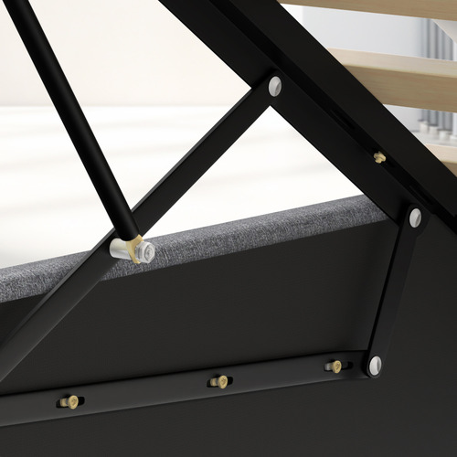 Grey-Caledon-Upholstered-Gas-Lift-Storage-Bed-with-LED