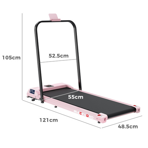 Omari Deluxe Walking Pad with Handrail