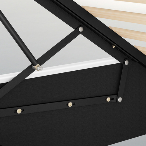 White-Hoyce-Faux-Leather-Gas-Lift-Bed
