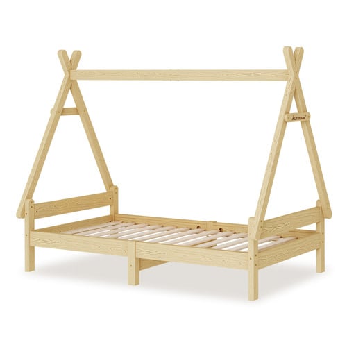 Citali-Pine-Wood-Teepee-Single-Bed-Frame