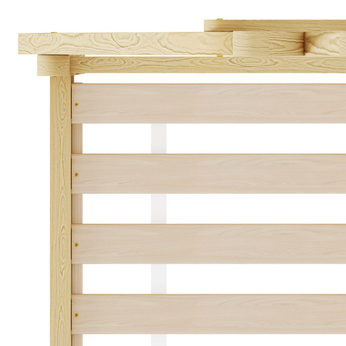 Citali-Pine-Wood-Teepee-Single-Bed-Frame