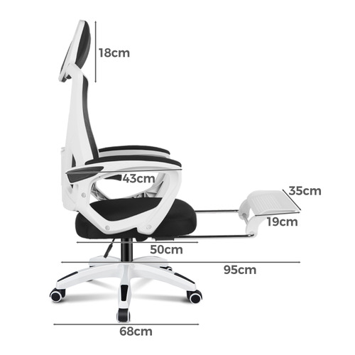 Thompson High Back Office Chair with Footrest
