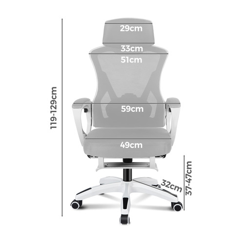 Thompson High Back Office Chair with Footrest