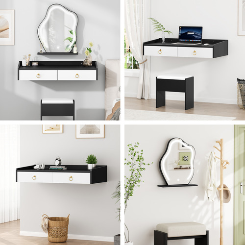 2-Piece-Audrey-Floating-LED-Dressing-Table-and-Stool-Set