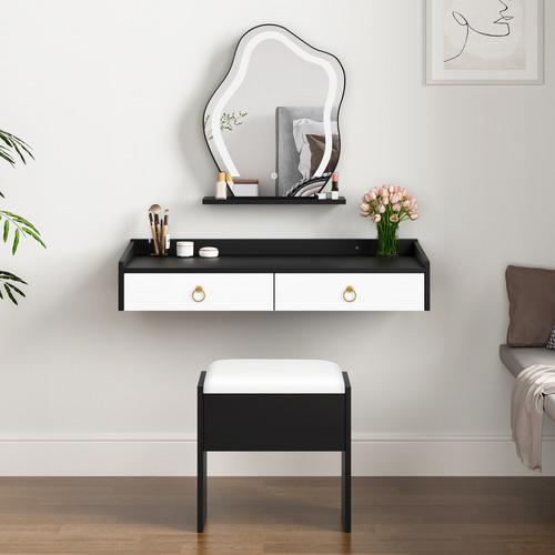 2-Piece-Audrey-Floating-LED-Dressing-Table-and-Stool-Set