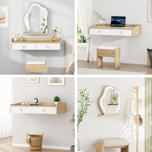 2-Piece-Audrey-Floating-LED-Dressing-Table-and-Stool-Set