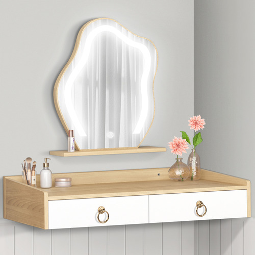2-Piece-Audrey-Floating-LED-Dressing-Table-and-Stool-Set
