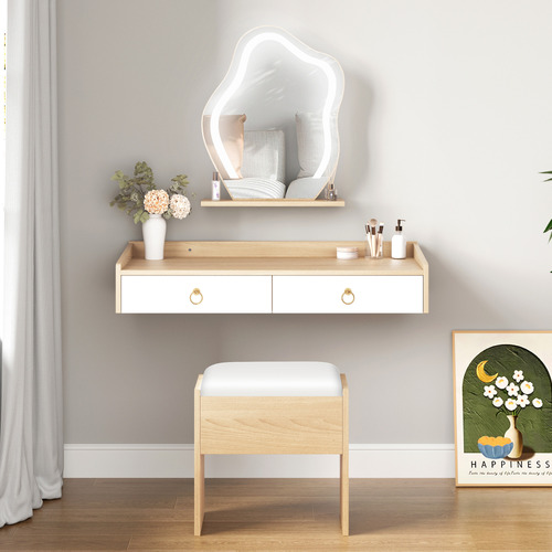 2-Piece-Audrey-Floating-LED-Dressing-Table-and-Stool-Set