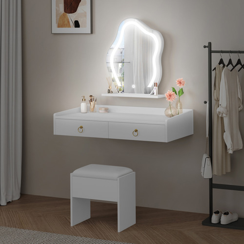 2-Piece-Audrey-Floating-LED-Dressing-Table-and-Stool-Set
