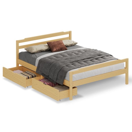 Lyna-Pine-Wood-Platform-Bed-with-Drawers