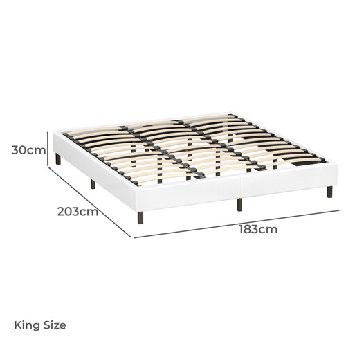 Arelia PU Leather Bed