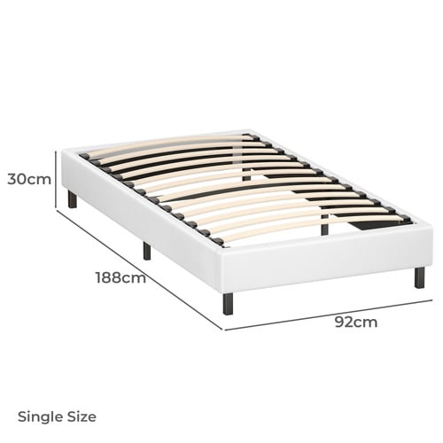Arelia PU Leather Bed