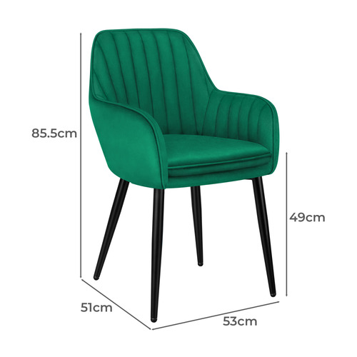Toren Velvet Dining Chairs
