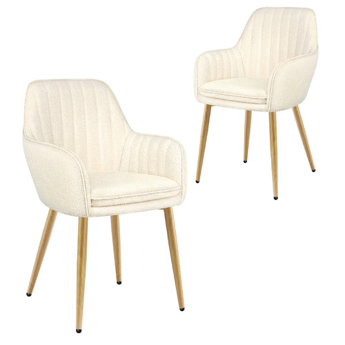 Toren Granular Velvet Dining Chairs