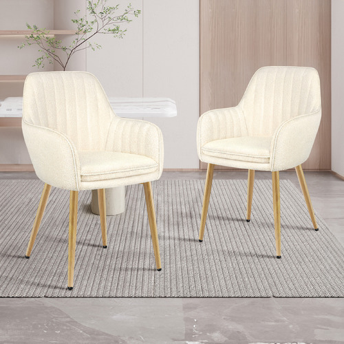 Toren Granular Velvet Dining Chairs