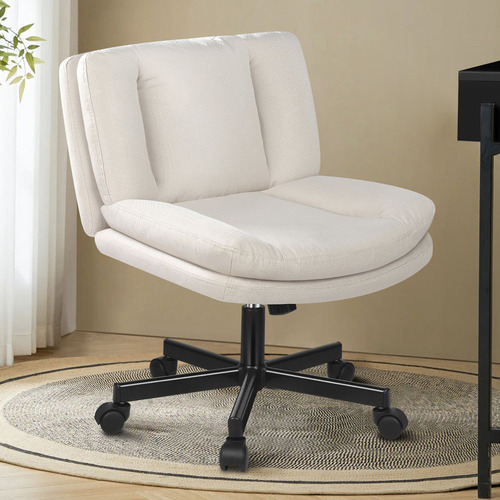 Portham Upholstered Office Chair with Castors