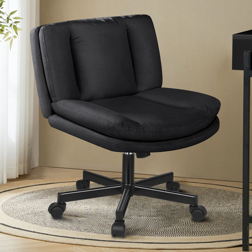 Portham Upholstered Office Chair with Castors
