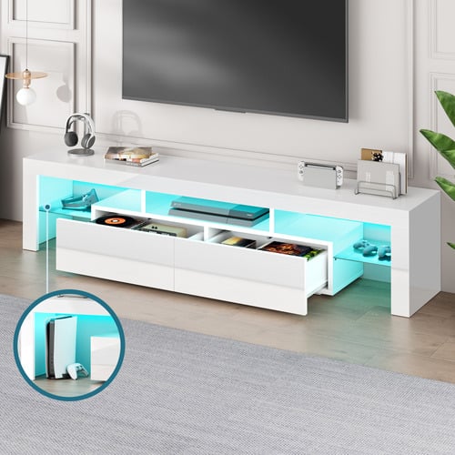 Grace 2 Drawer Entertainment Unit with LED