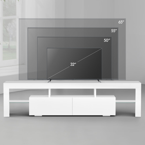 Grace 2 Drawer Entertainment Unit with LED