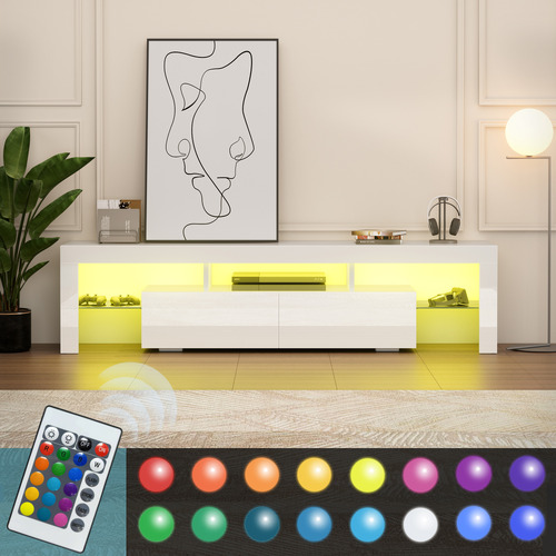 Grace 2 Drawer Entertainment Unit with LED