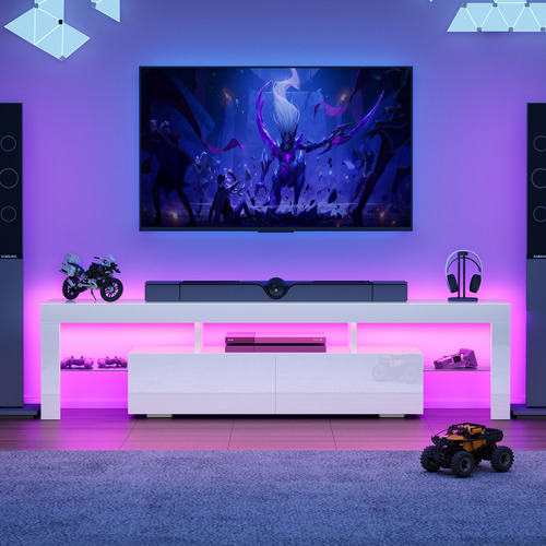 Grace 2 Drawer Entertainment Unit with LED