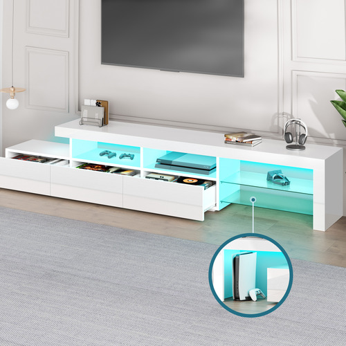 Palacio 3 Drawer Entertainment Unit with LED