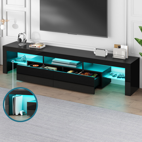 Grace 2 Drawer Entertainment Unit with LED