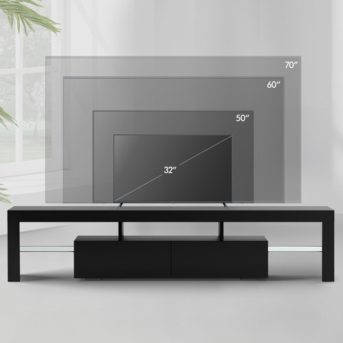 Grace 2 Drawer Entertainment Unit with LED