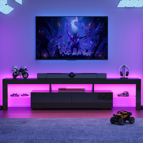 Grace 2 Drawer Entertainment Unit with LED
