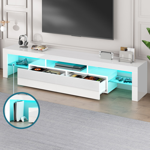 Grace 2 Drawer Entertainment Unit with LED