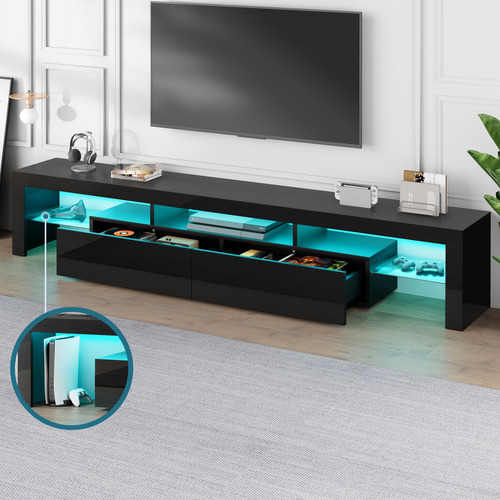 Grace 2 Drawer Entertainment Unit with LED