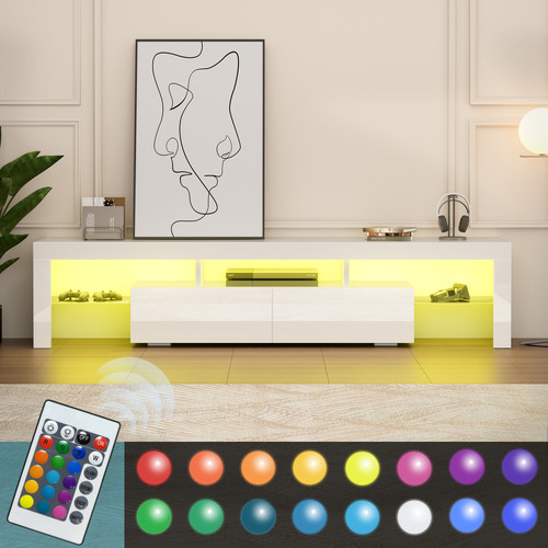 Grace 2 Drawer Entertainment Unit with LED