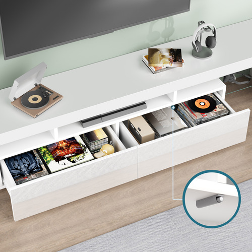 Grace 2 Drawer Entertainment Unit with LED
