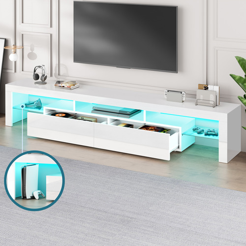 Grace 2 Drawer Entertainment Unit with LED