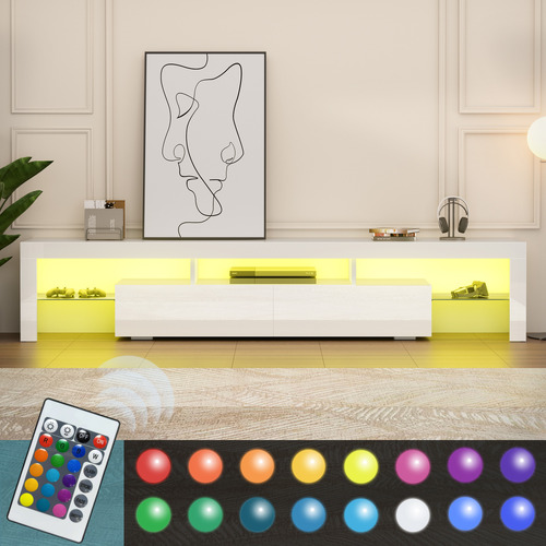 Grace 2 Drawer Entertainment Unit with LED