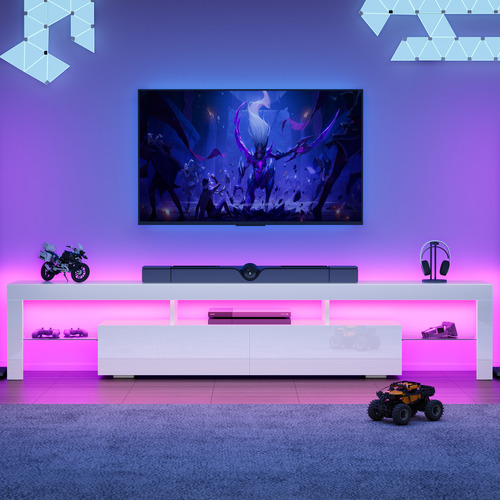 Grace 2 Drawer Entertainment Unit with LED