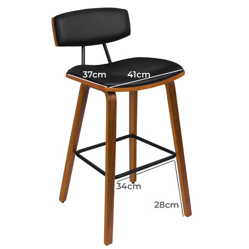 67cm Davion Faux Leather Bar Stools
