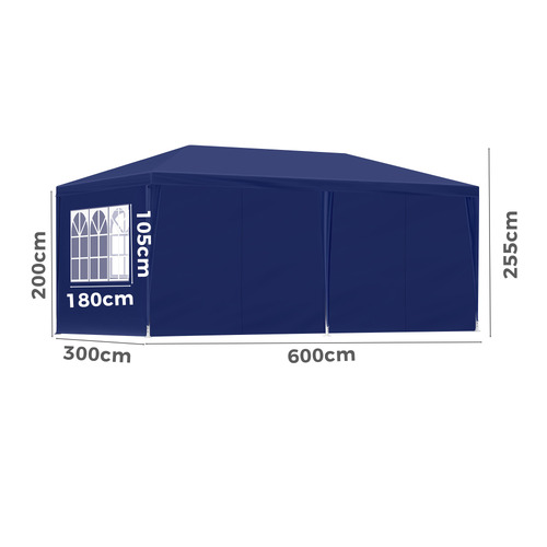 6 x 3m Augustin Outdoor Gazebo